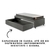 Cama Box Solteiro com Gaveta 88x188 cm Revestida em Courino Linho Cinza com Colchão Bogota Inducol - comprar online
