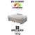 Base Box Baú 88x188 Linho Bege com Colchão Hanover Inducol