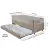 Bicama Box Baú 88x188 Courino Linho Bege com Colchão Airtech - comprar online