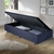 Base Box Baú Solteiro Suede Preto 88x188x34 cm - comprar online