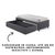 Cama Box Solteirão com Gaveta 88x188 cm Revestida em Suede Cinza com Colchão Hanover Inducol - comprar online