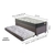 Bicama Box Baú Viúva 120x203 Suede Cinza com Colchão Adapto Molas Ensacadas Ecoflex - comprar online