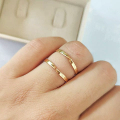 Aliança Match Ouro 18k - comprar online