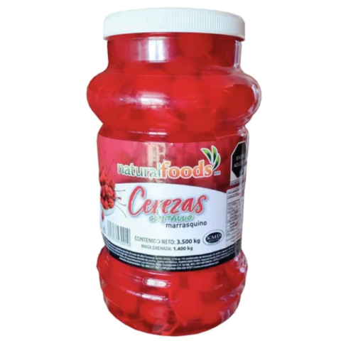 CEREZA CON TALLO NATURAL FOODS 3.5 KG