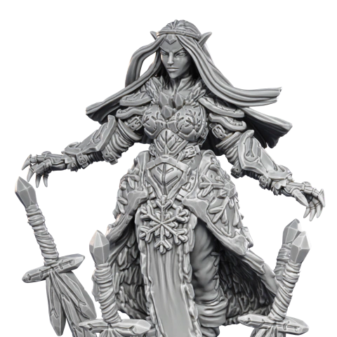 Azure o Rei Elfo Gélido de Auril