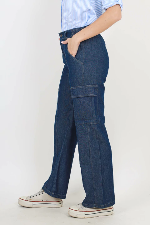 Pantalon Cargo Jean