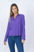 Camisa Fibrana Recorte Bay - Odas Moda