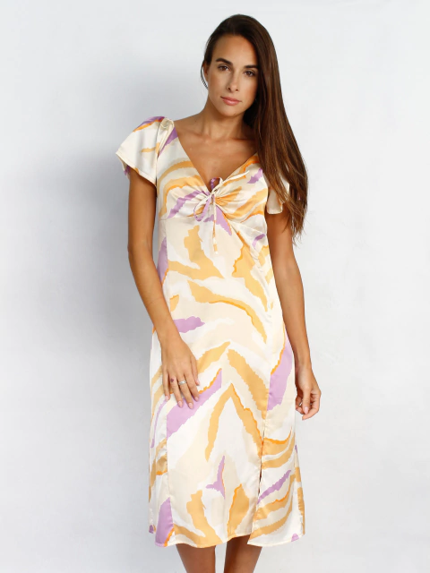 Vestido Razo Con Manga