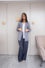 Blazer largo Crep Sastrero - Odas Moda