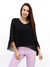 Blusa Bambula Crep Con Volados - Odas Moda