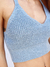 Top Tejido Algodon/Lurex Cruzado en Espalda - Odas Moda