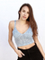 Top Tejido Algodon/Lurex Cruzado en Espalda - tienda online