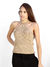 Top Algodón Crochet Calado Nudo en internet