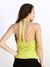 Top Algodón Crochet Calado Nudo