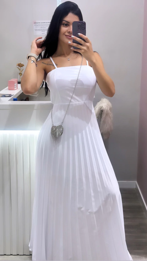 Vestido Plissado Mariele - comprar online