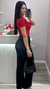 Calça Pantalona Alfaiataria Lia