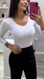 Body Manga Longa Marcela - comprar online