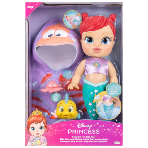 Disney Princess Bebe Ariel Hora Del Baño