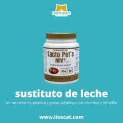 Lacto Pets NRV es una mezcla de productos lácteos que aportan altos niveles de proteína y grasa, adicionado con vitaminas y minerales, para incrementar la digestibilidad y nutrición que recibe tu mascota. Con una fórmula adecuada para hembras gestantes, c
