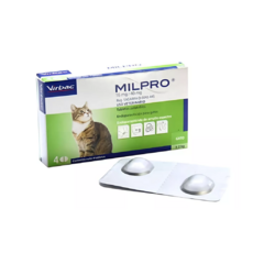 Descubre MILPRO® Endoparasiticida: el aliado perfecto para la salud de tu gato adulto. Estas tabletas palatables no solo son irresistibles para su paladar, sino que son altamente efectivas en el tratamiento de infestaciones por cestodos (taenias) y nemato