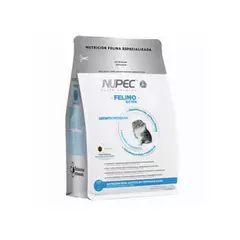 Nupec Felino Kitten, su fórmula especializada para el crecimiento saludable y el desarrollo del sistema inmunológico en gatitos. Ideal para proporcionar una nutrición equilibrada y de alta calidad favorece su óptimo desarrollo cognitivo, inmune, óseo y mu
