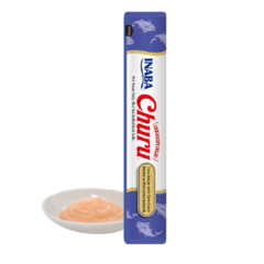 Churu sabor atún y almeja premios para gato Inaba - snack saludable y delicioso para gatos - comprar en lioscat.com, tienda exclusiva para gatos en México. Inaba Churu Tuna Recipe with Clam