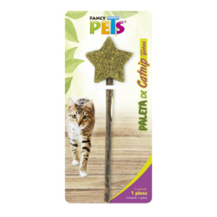 Paleta de catnip en forma de estrella para gatos, el complemento perfecto para una tarde de juegos. Disponible en Lio's Cat.