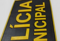 1 PLACA POLICIA MUNICIPAL na internet