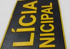 1 PLACA POLICIA MUNICIPAL