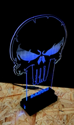caveira justiceiro com nome - comprar online