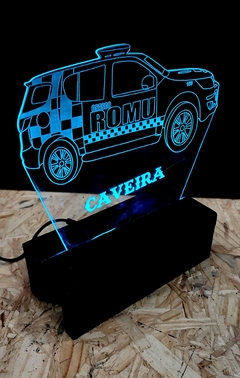 luminárias viaturas de led néon na internet