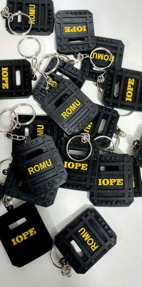 KIT 5 CHAVEIROESCUDO EMBORRACHADOS