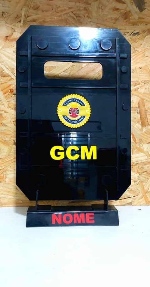 ESCUDO BALISTICO COM BRASAO