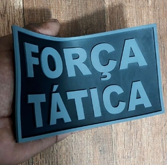 PLACA PARA COLETE EMBORRACHADO FORÇA TATICA COM VELCRO - comprar online