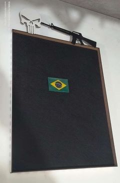 QUADROS COM VELCRO PARA PATCH - RECRUTABILLY