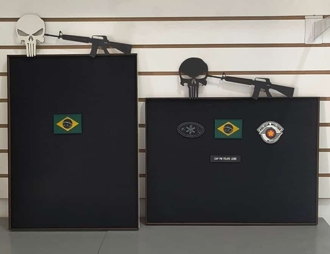 QUADROS COM VELCRO PARA PATCH