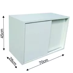 Armário Suspenso 2 Portas Corres MDF - comprar online