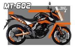 CB160F CB 160 F HONDA Kit de CALCOMANIAS Racing