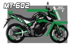 Imagen de CB160F CB 160 F HONDA Kit de CALCOMANIAS Racing