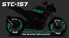KIT REFLECTIVOS NUMEROS 200 Z CON RINES en internet