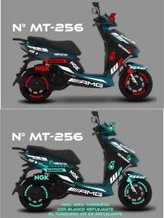 D 150 ITALIKA MOTOTNETA PETRONAS KIT CALCOMANIAS - tienda en línea