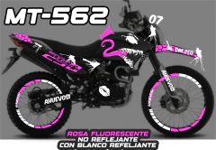 DM250X DM 250 X VENOM KIT DE CALCOMANIAS - comprar en línea