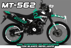 DM250X DM 250 X VENOM KIT DE CALCOMANIAS - tienda en línea