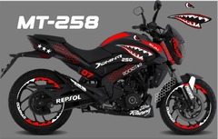 DOMINAR 250 TIBURON KIT CALCOMANIAS - tienda en línea
