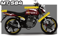 DT 150 SPORT CALCOMANIAS RACING - tienda en línea