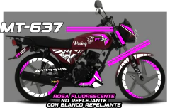 FT 125 ROJA CUSTOM Kit de CALCOMANIAS Racing - comprar en línea