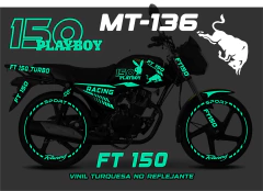 KIT REFLECTIVOS FT 150 TS PLAYBOY - Ahuevosi