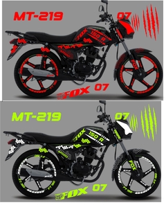 KIT REFLECTIVOS ITALIKA FT 150 FOX SPORT en internet