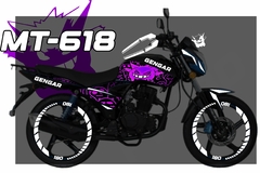 FT 180 FT180 FT180TS + COLLAGE GENGAR KIT DE CALCOMANIAS - tienda en línea