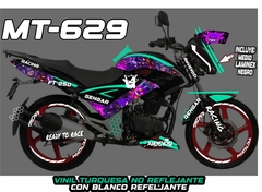 FT 250 TS ITALIKA + COLLAGE GENGAR KIT DE CALCOMANIAS
